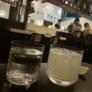 Shiso Blanca &amp; Standard margarita