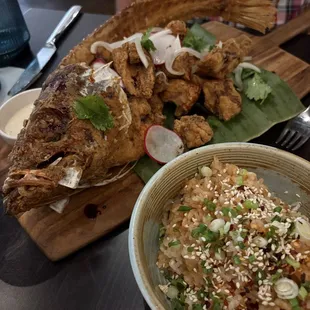 Whole Fried Rockfish