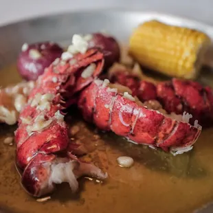 lobster and corn