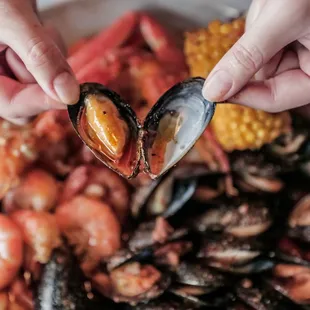 oysters and mussels, food, mussels, oysters, shellfish