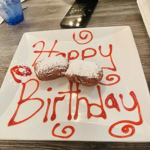 The Birthday  Dessert
