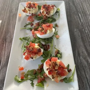 BLT Deviled Eggs