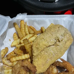 Small fish and shrimp box