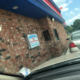 Hanging out in the drive thru