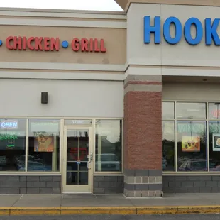 the front of a restaurant