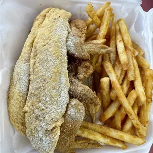 Catfish Fillet &amp; Wings
