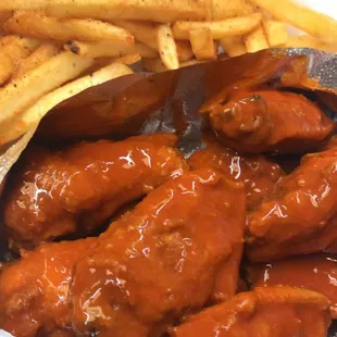 Hot buffalo wings
