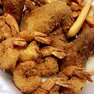 Wings &amp; shrimp mix &amp; match platter