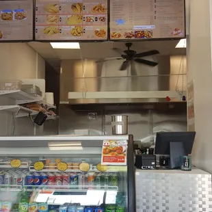 the inside of a restaurant