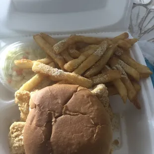 Cod sandwich