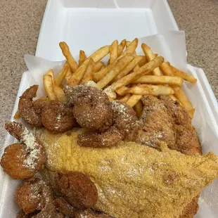 Combo Shrimp and Catfish