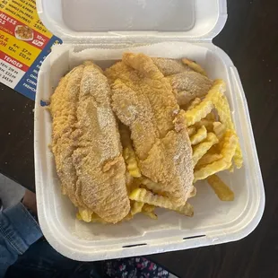 Catfish dinner
