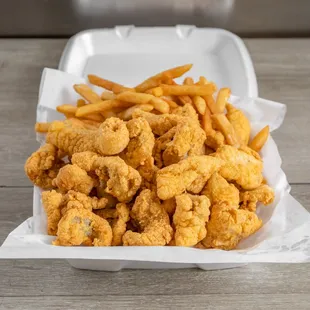 chicken wings and fried chicken, food