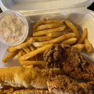 Ocean Perch and Chicken Strip combo