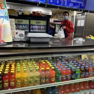 a man behind the counter