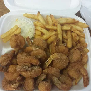 20pc shrimp and fries