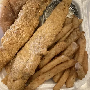 Whiting fish sandwich
