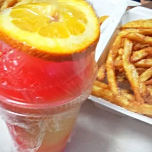 - "Pineapple &amp; Cherry Lemonade Slush" #Flame