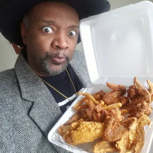 Flat Out Golden Fried Yummmm