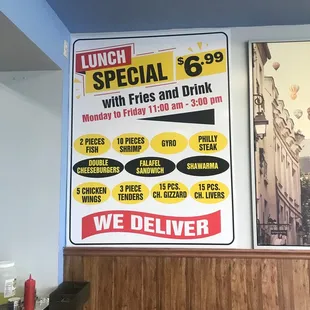 Best part about this location they deliver and have halal menu!