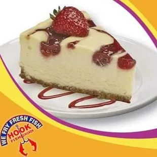 a slice of cheesecake