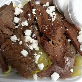 Chicago style gyro