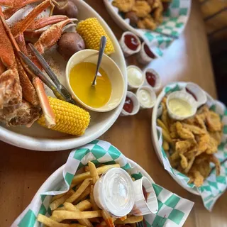 6 Jumbo Shrimp/ 6 Oysters Combo