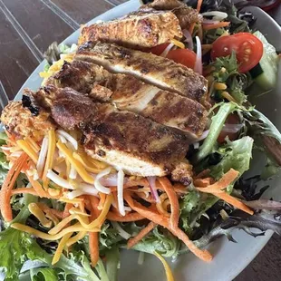 Chicken garden salad