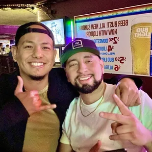 Bartender Kenny on the right!