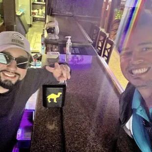 IT&apos;s KENNY, GUYS!! Such a blast with him! And he likes doing karaoke!!