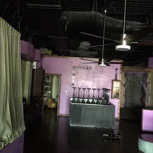 the interior of a restaurant