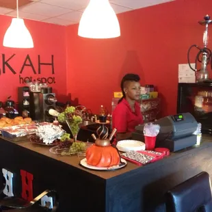 sushi and sashimi, interior