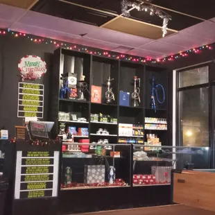 the interior of the restaurant