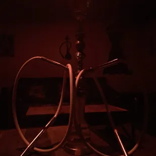 a hookah lamp