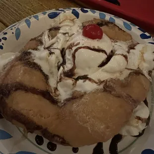 Indian ice cream sundae
