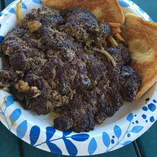 Hamburger Steak with Fries