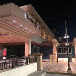 the outside of the building