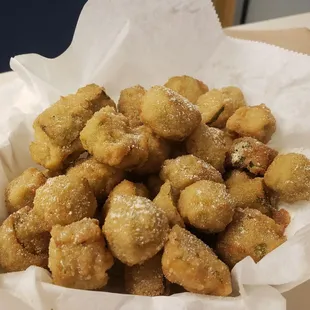 Fried okra.