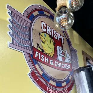 a sign for a restaurant