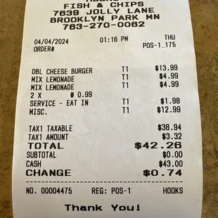Receipt