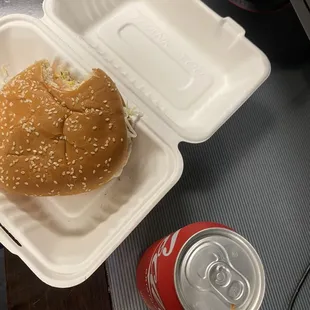 this is a burger on bun it&apos;s so good the flavor the service, is so good!
