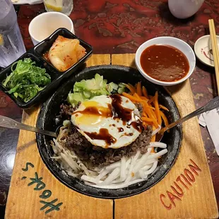 Bibimbap beef