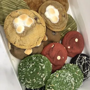 a box of cookies