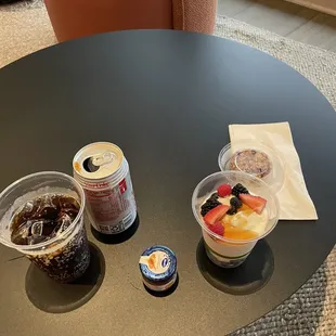 Cold caffeine and parfait for breakfast ;)