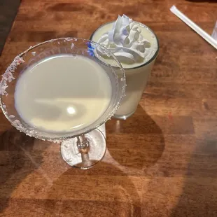 Martini and pina colada