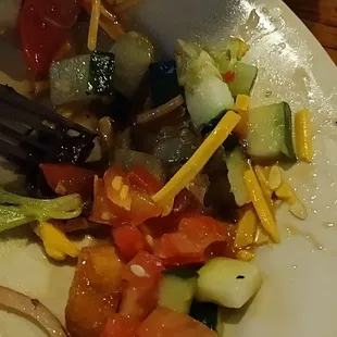 The small house salad is the dinner size portion at other restaurants.