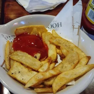 The weirdest &quot;fries&quot; I&apos;ve ever seen but certainly delicious.