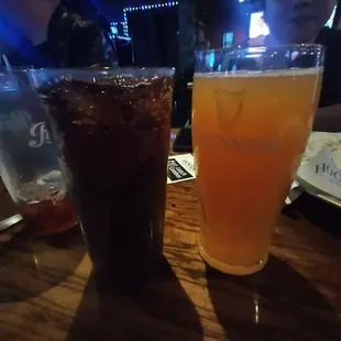 Wonderful ciders on tap to go with my son&apos;s Pepsi