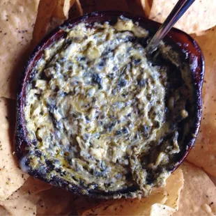 Spinach artichoke dip.
