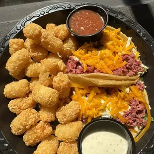 Corned beef tacos